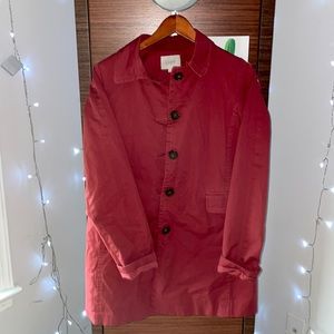 Red Loft pea coat (Size 0)